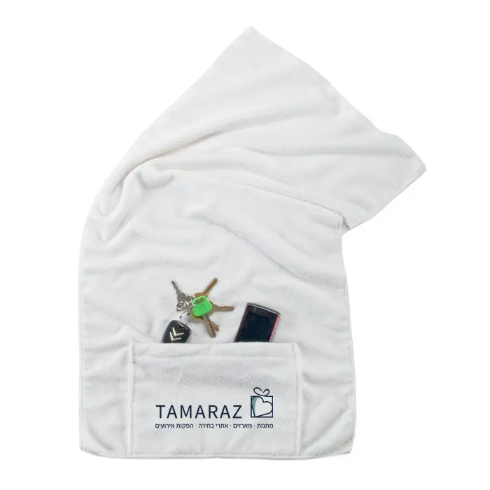 מגבת ספורט עם כיס