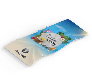 מגבת ממותגת