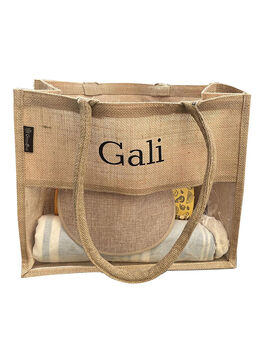 מארז ים בתיק קש ממותג