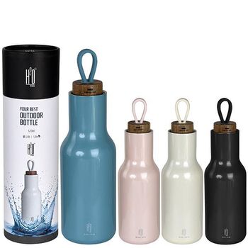 בקבוק תרמי נירוסטה במארז גליל