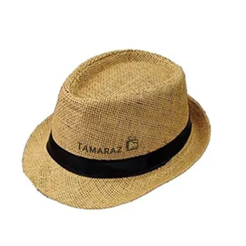 כובע קש ממותג