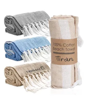 מגבת חוף עם פרנזים